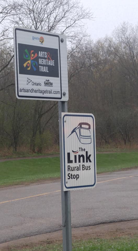 The Link Rural Bus Stop.