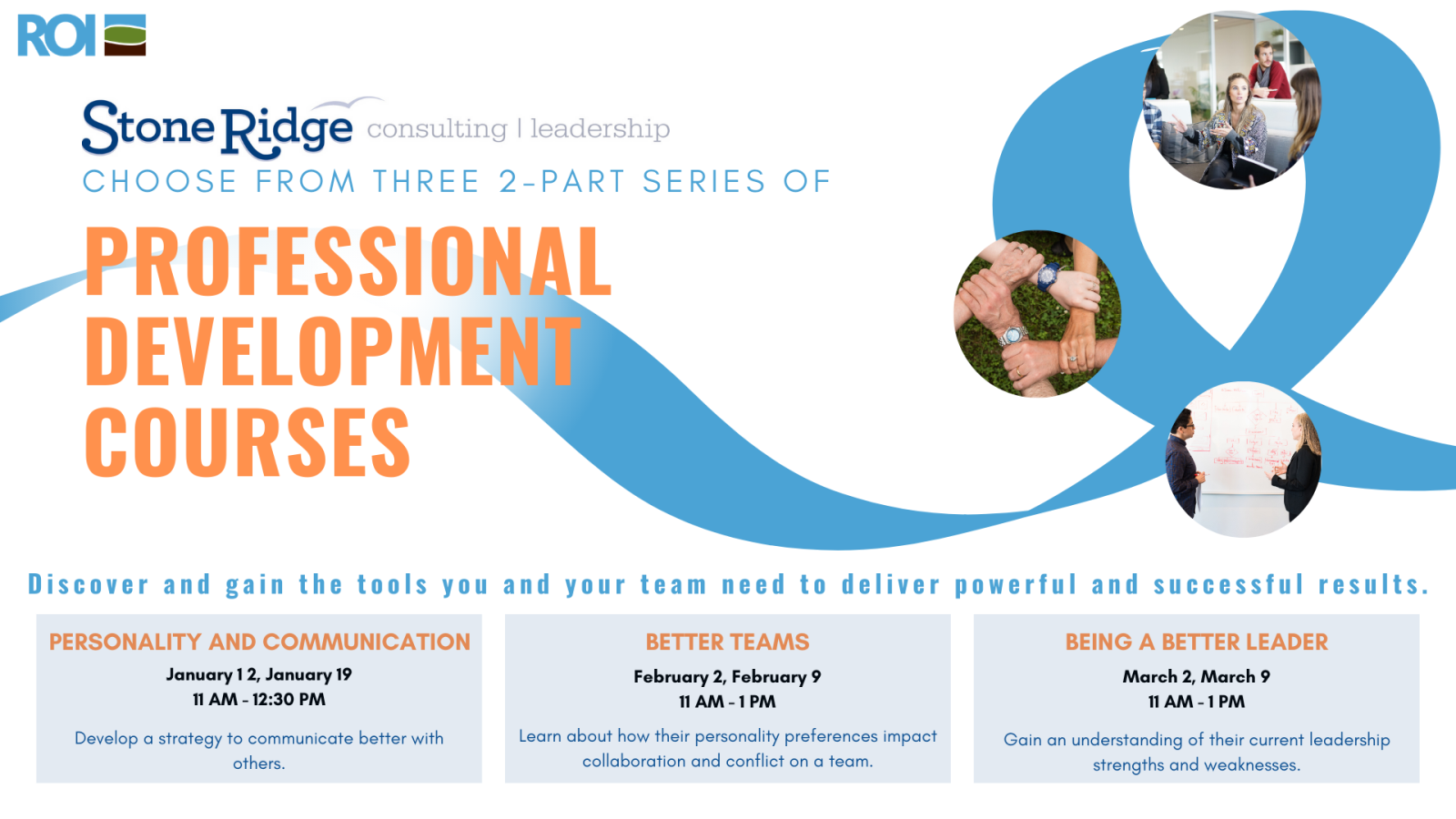 Introducing our new 3-part professional development training series coming January 2021